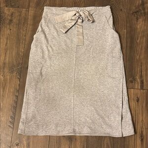 Donna Karan Soft Gray Knit Skirt